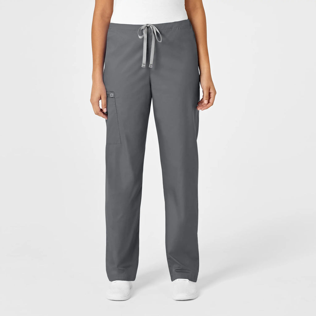 Wink Scrubs Unisex Drawstring Cargo Scrub Pant Pewter | scrub-supply.com