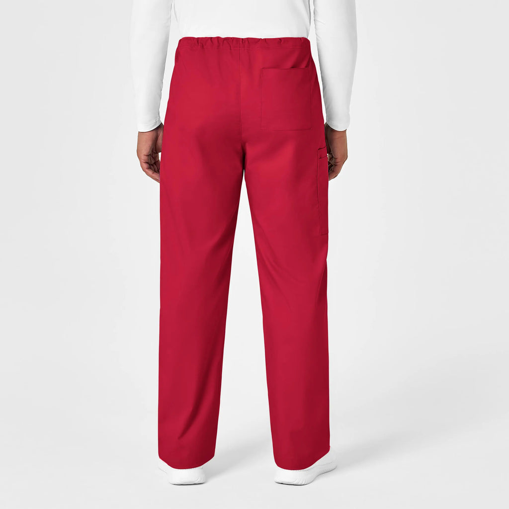 Wink Scrubs Unisex Drawstring Cargo Scrub Pant Red | scrub-supply.com