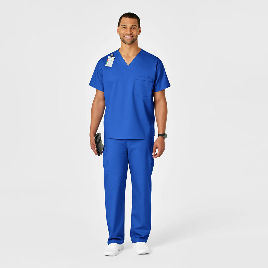 Wink Scrubs Unisex Drawstring Cargo Scrub Pant Royal Blue | scrub-supply.com