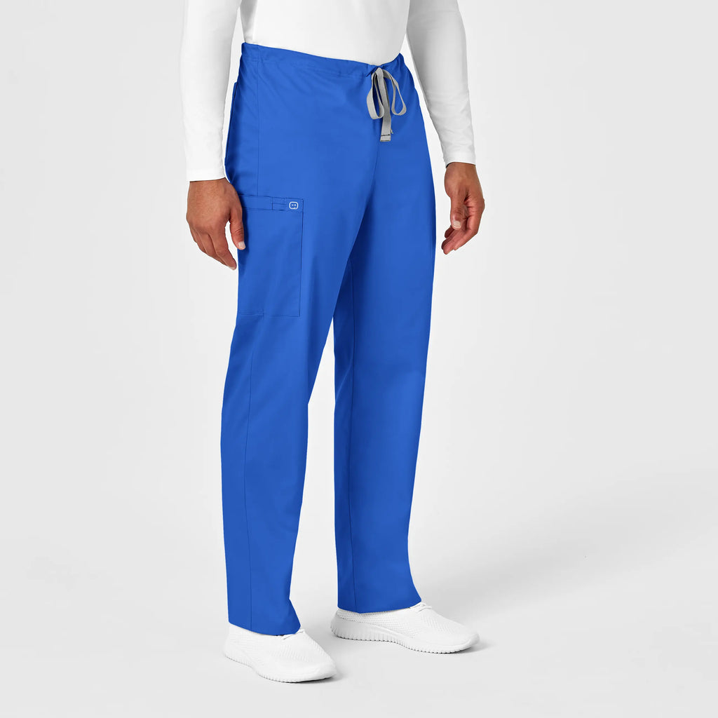 Wink Scrubs Unisex Drawstring Cargo Scrub Pant Royal Blue | scrub-supply.com