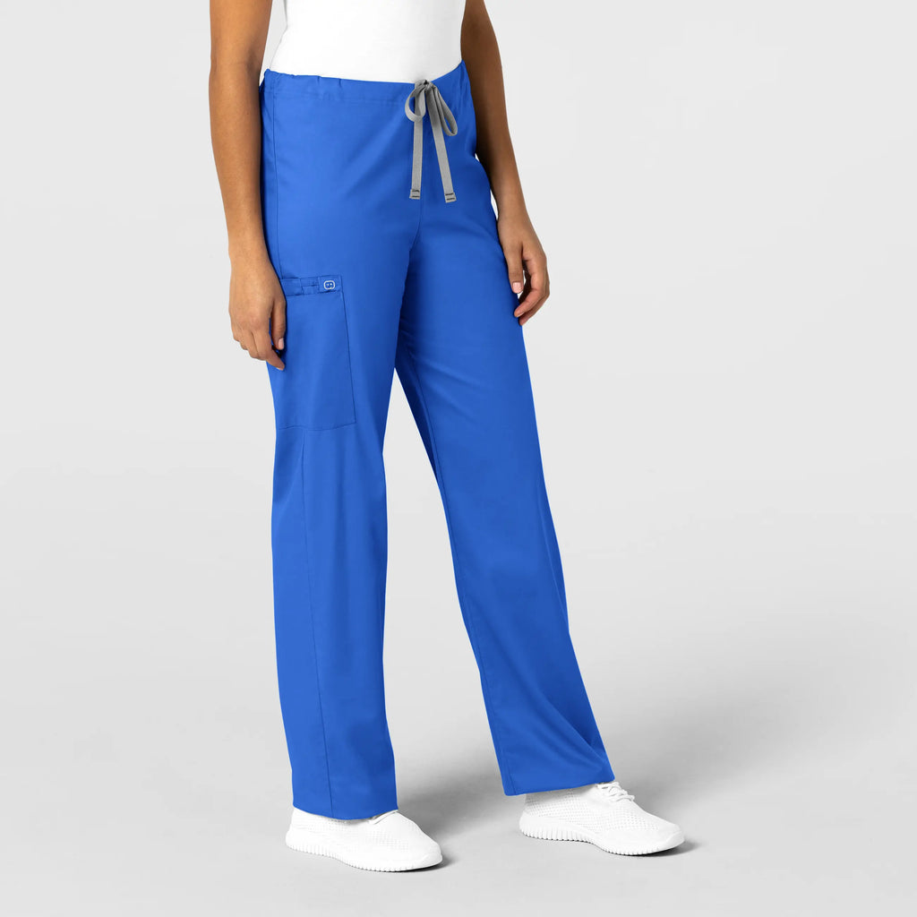 Wink Scrubs Unisex Drawstring Cargo Scrub Pant Royal Blue | scrub-supply.com