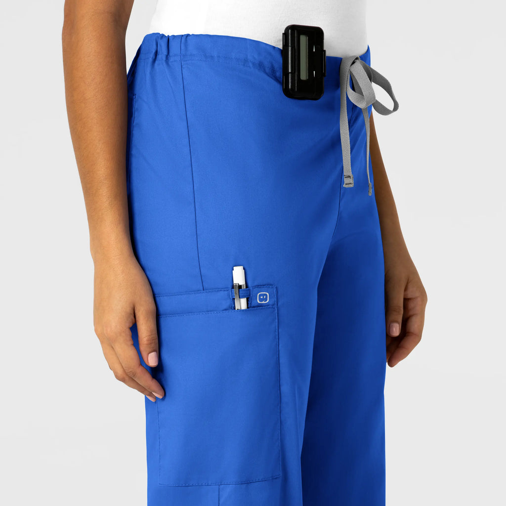 Wink Scrubs Unisex Drawstring Cargo Scrub Pant Royal Blue | scrub-supply.com