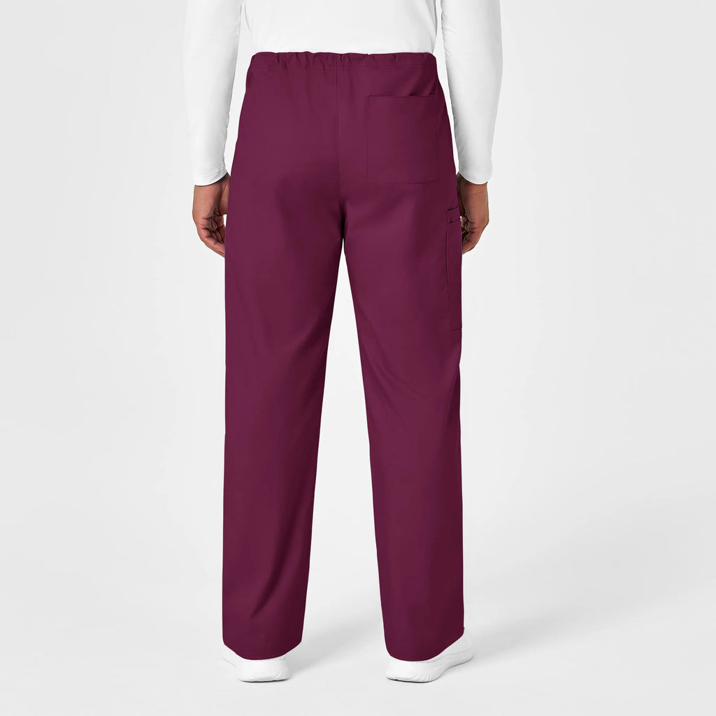 Wink Scrubs Unisex Drawstring Cargo Scrub Pant Wine | scrub-supply.com