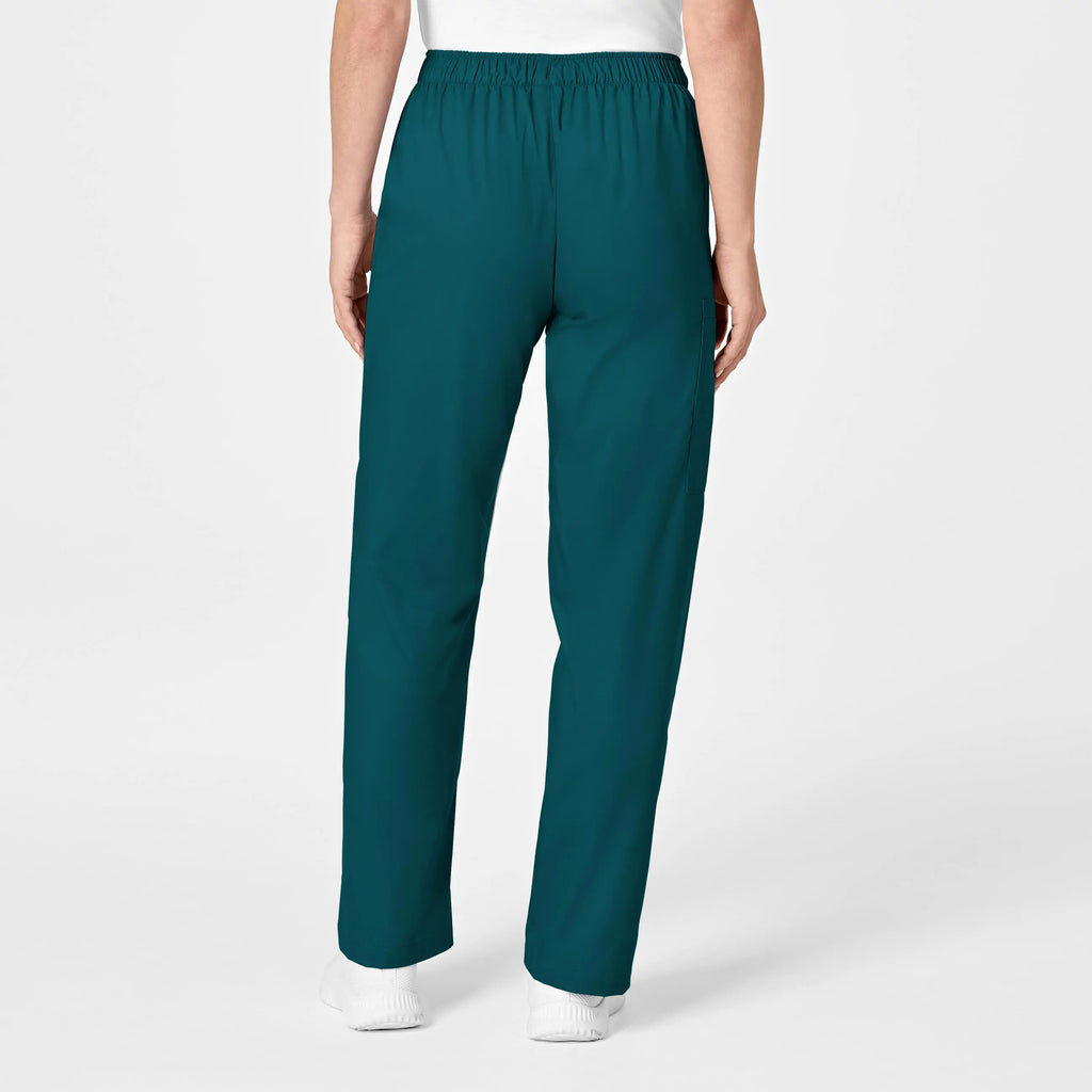 Wink Scrubs Women's Pull-On Cargo Scrub Pant Caribbean Blue | scrub-supply.com