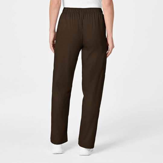 Wink Scrubs Women's Pull-On Cargo Scrub Pant Chocolate | scrub-supply.com