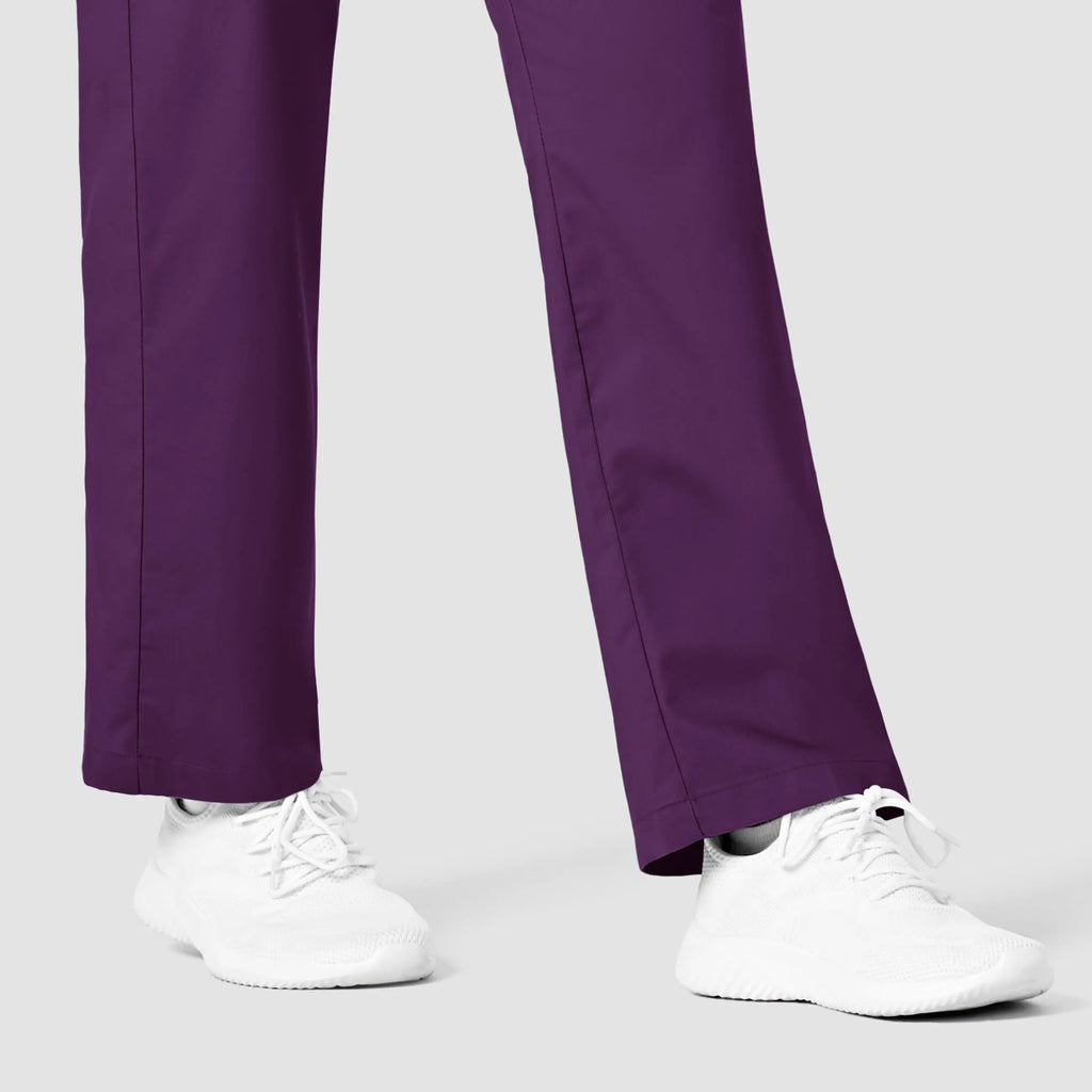 Wink Scrubs Women's Pull-On Cargo Scrub Pant Eggplant | scrub-supply.com