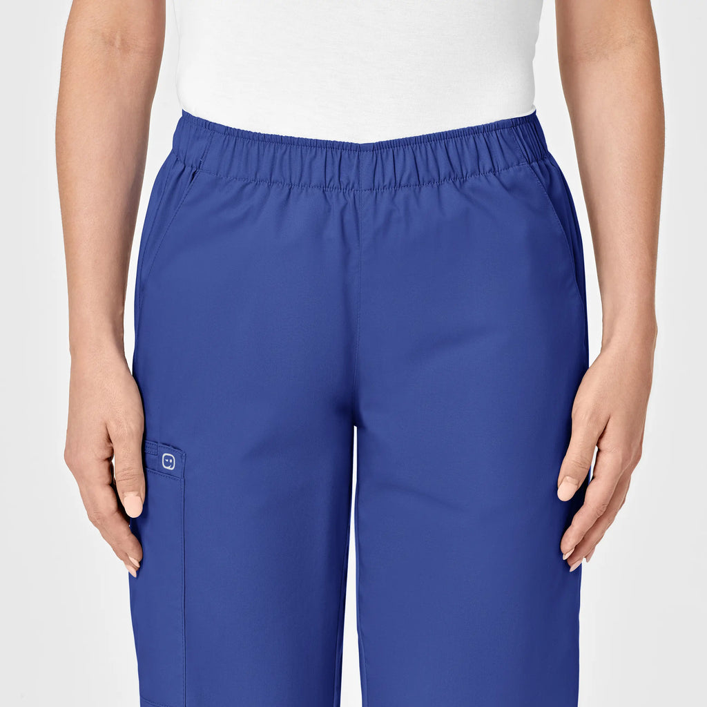 Wink Scrubs Women's Pull-On Cargo Scrub Pant Galaxy Blue | scrub-supply.com