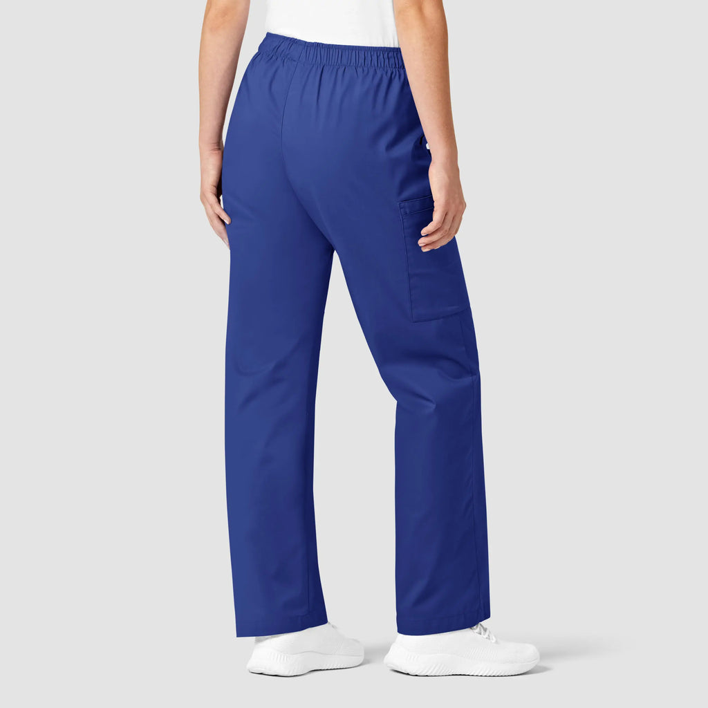 Wink Scrubs Women's Pull-On Cargo Scrub Pant Galaxy Blue | scrub-supply.com