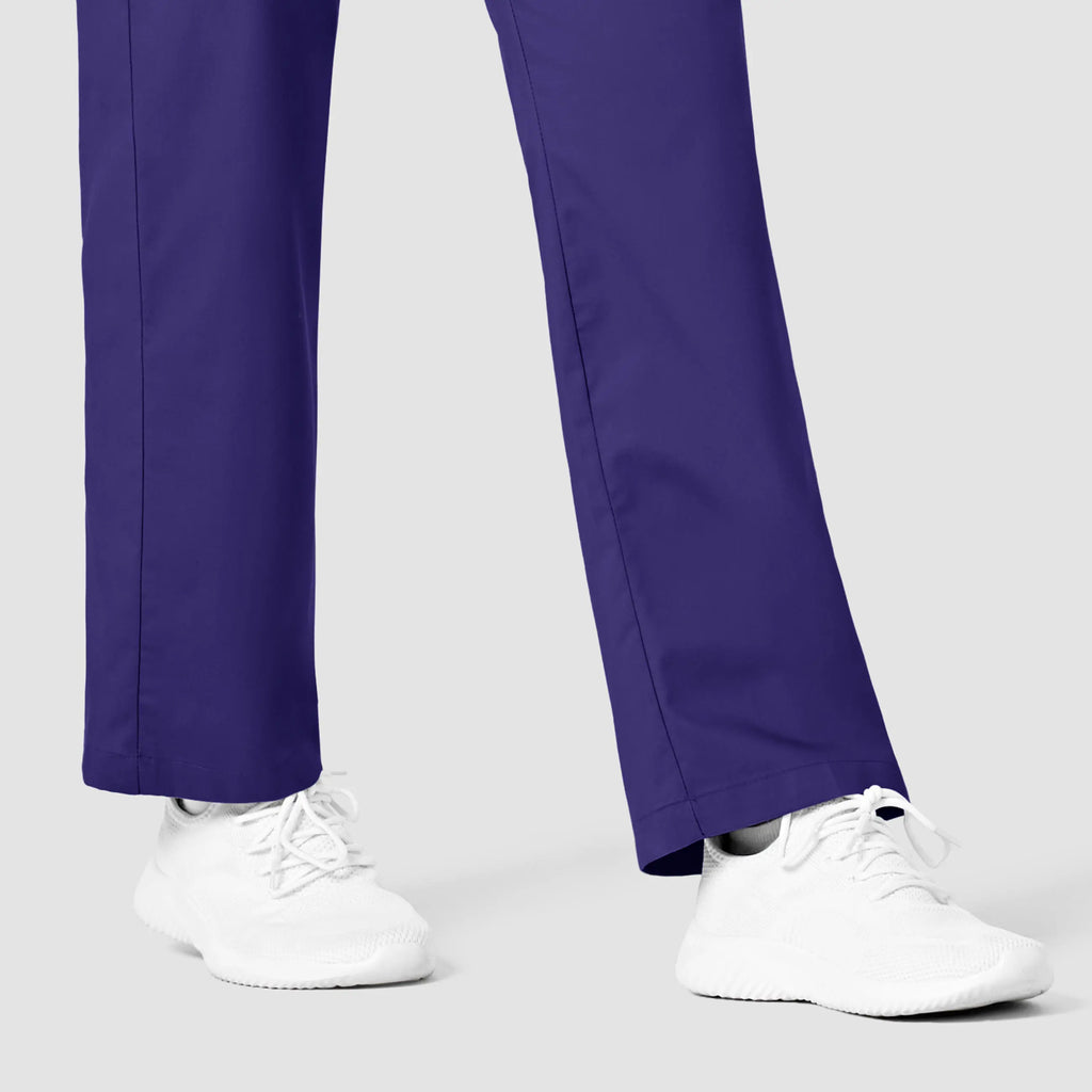 Wink Scrubs Women's Pull-On Cargo Scrub Pant Grape | scrub-supply.com