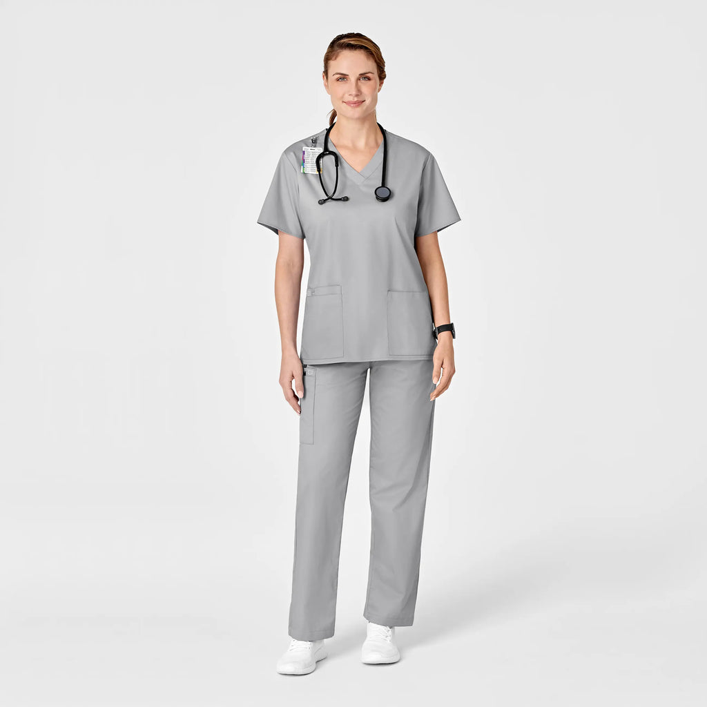 Wink Scrubs Women's Pull-On Cargo Scrub Pant Grey | scrub-supply.com