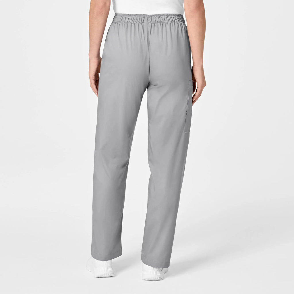 Wink Scrubs Women's Pull-On Cargo Scrub Pant Grey | scrub-supply.com