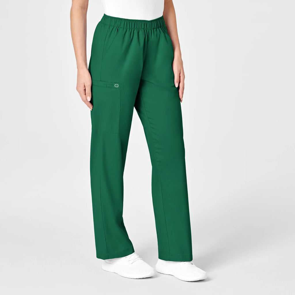 Wink Scrubs Women's Pull-On Cargo Scrub Pant Hunter | scrub-supply.com