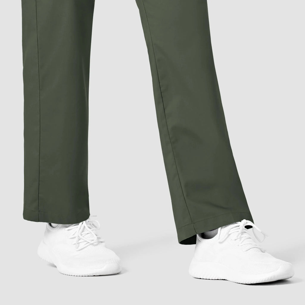 Wink Scrubs Women's Pull-On Cargo Scrub Pant Olive | scrub-supply.com