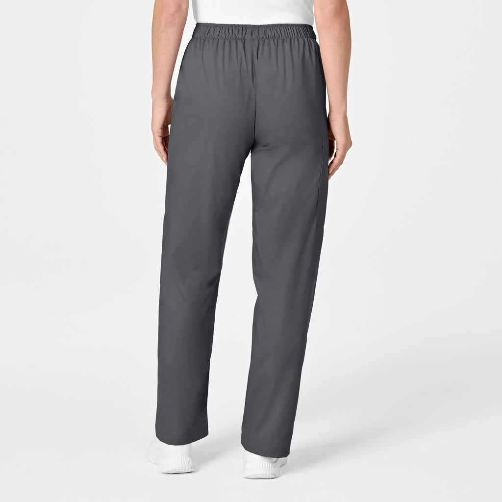 Wink Scrubs Women's Pull-On Cargo Scrub Pant Pewter | scrub-supply.com