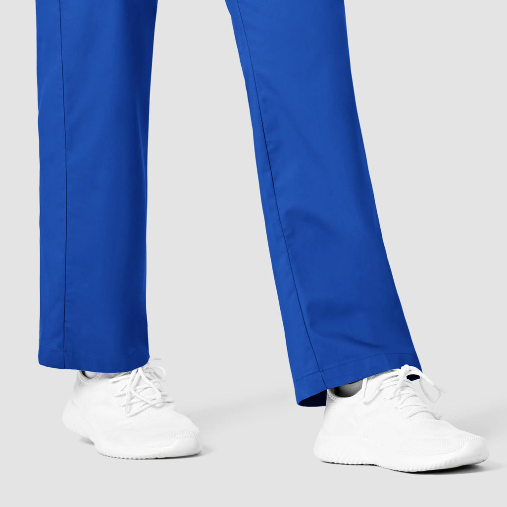 Wink Scrubs Women's Pull-On Cargo Scrub Pant Royal Blue | scrub-supply.com