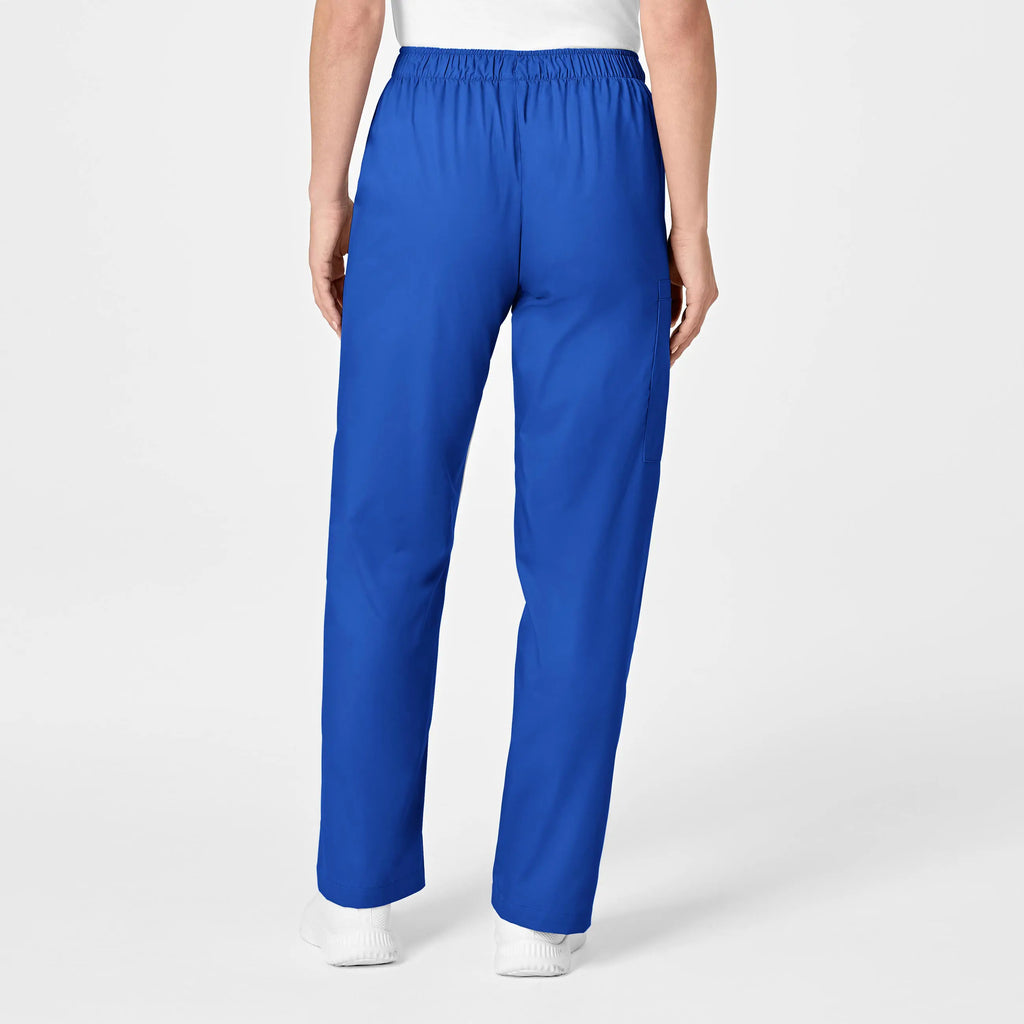 Wink Scrubs Women's Pull-On Cargo Scrub Pant Royal Blue | scrub-supply.com