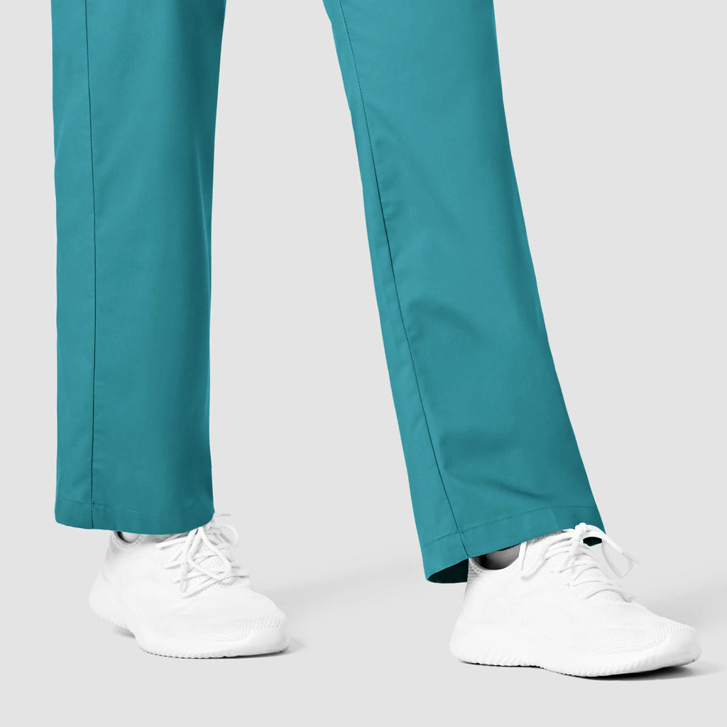 Wink Scrubs Women's Pull-On Cargo Scrub Pant Teal | scrub-supply.com