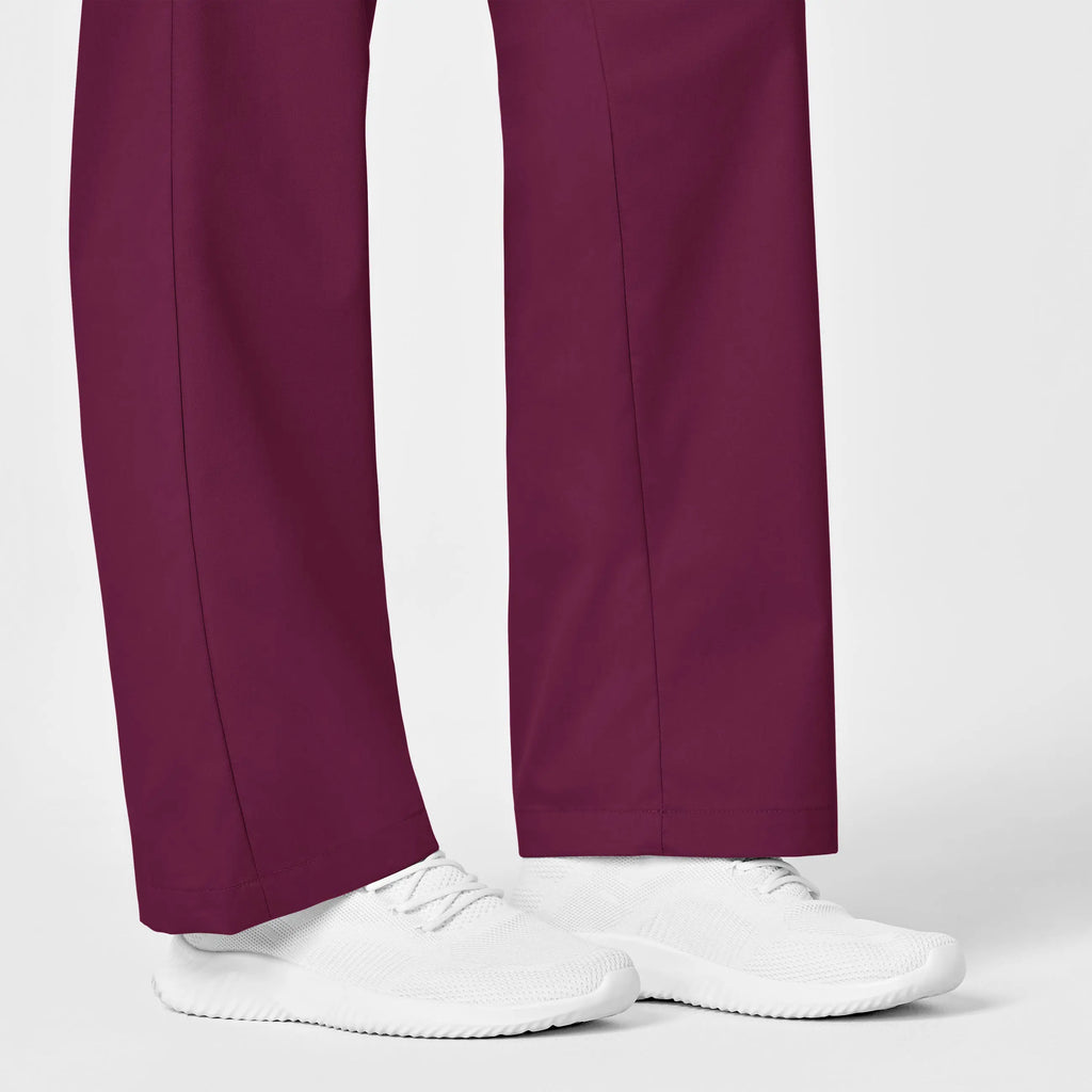 Wink Scrubs Women's Pull-On Cargo Scrub Pant Wine | scrub-supply.com