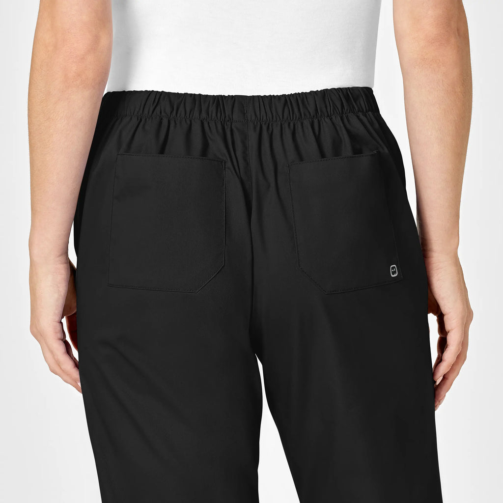 Wink Scrubs Women's Flare Leg Scrub Pant Black | scrub-supply.com