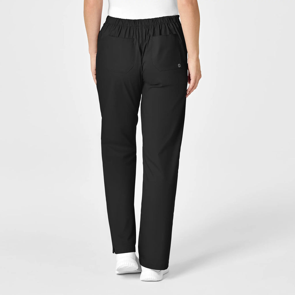 Wink Scrubs Women's Flare Leg Scrub Pant Black | scrub-supply.com