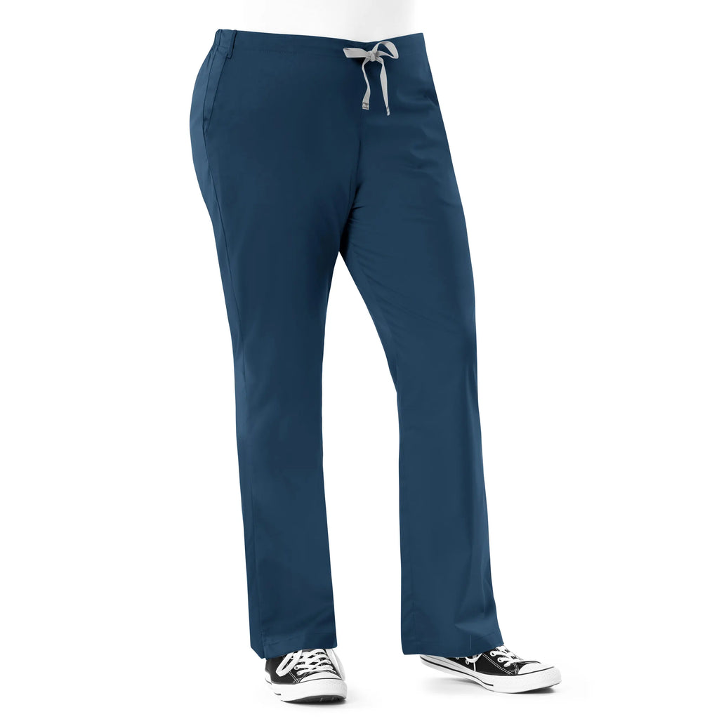 Wink Scrubs Women's Flare Leg Scrub Pant Caribbean Blue | scrub-supply.com