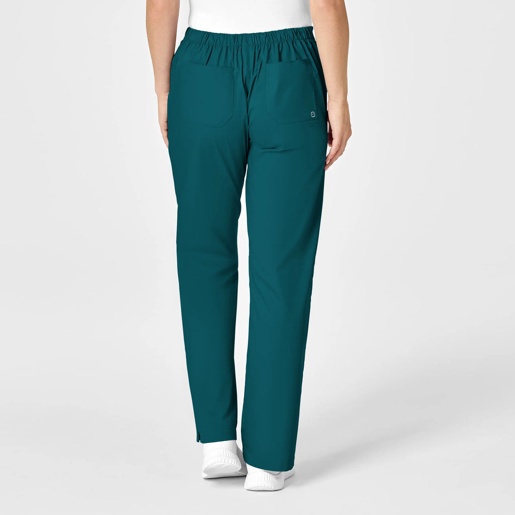 Wink Scrubs Women's Flare Leg Scrub Pant Caribbean Blue | scrub-supply.com