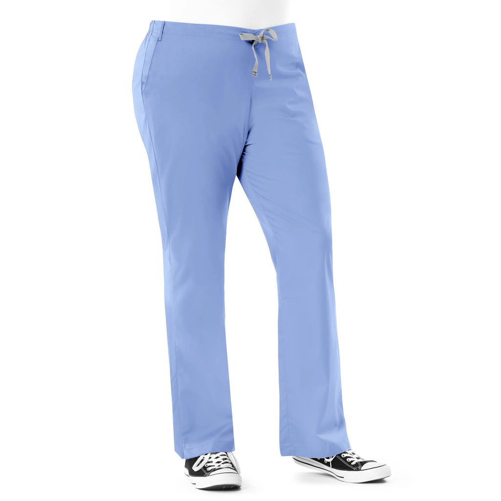 Wink Scrubs Women's Flare Leg Scrub Pant Ceil Blue | scrub-supply.com