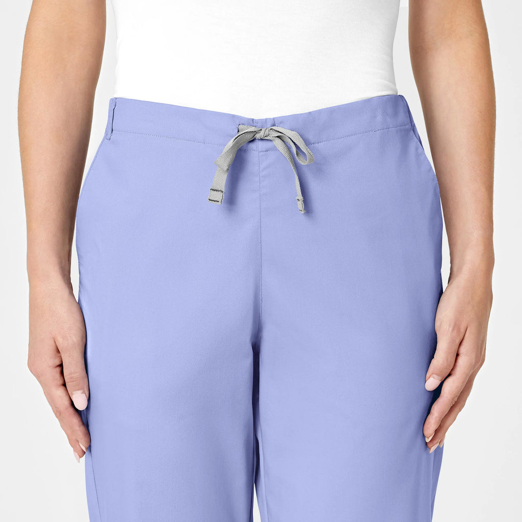 Wink Scrubs Women's Flare Leg Scrub Pant Ceil Blue | scrub-supply.com