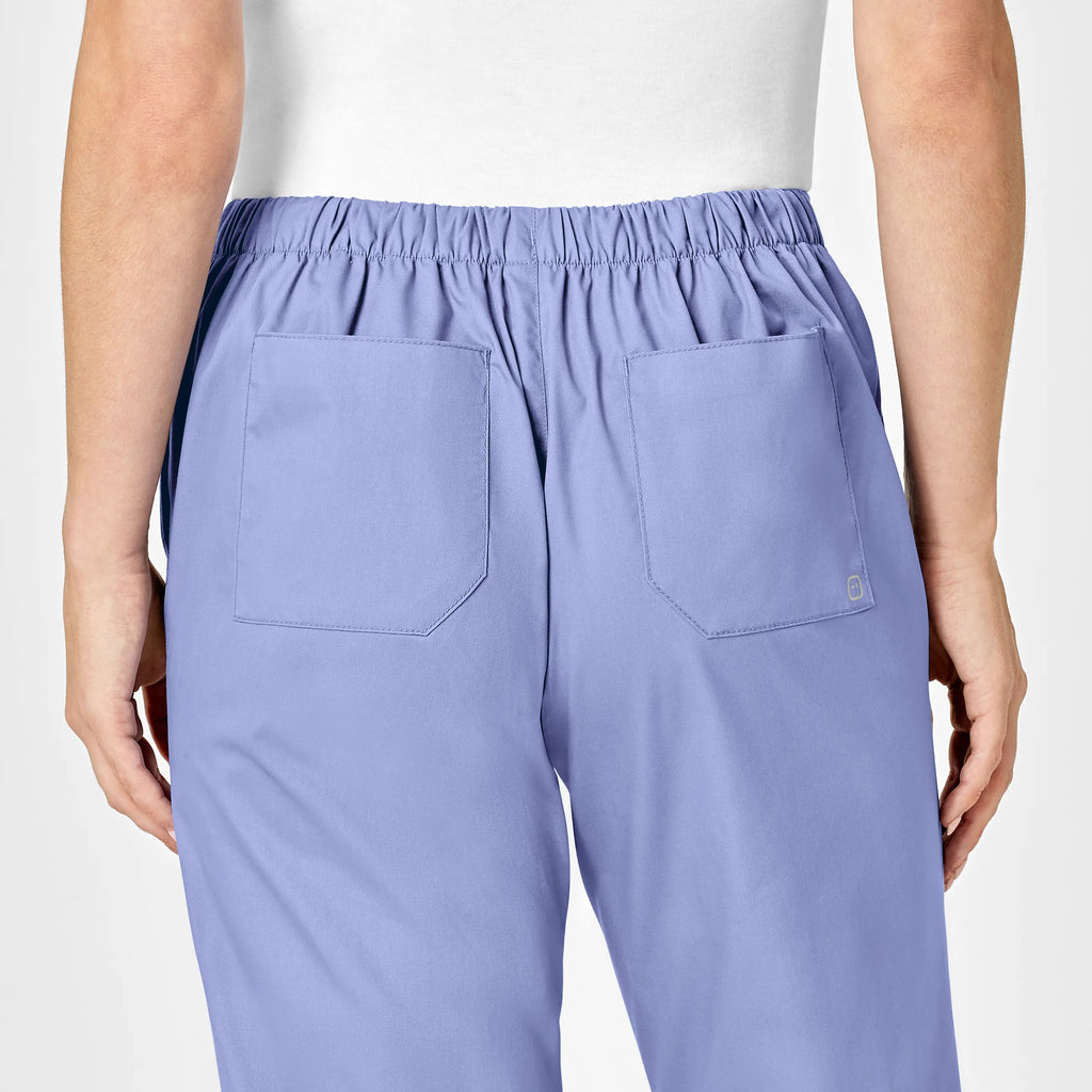 Wink Scrubs Women's Flare Leg Scrub Pant Ceil Blue | scrub-supply.com