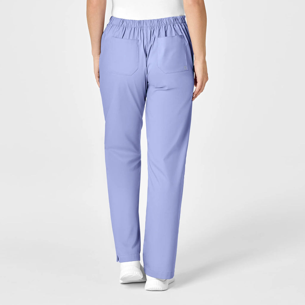 Wink Scrubs Women's Flare Leg Scrub Pant Ceil Blue | scrub-supply.com