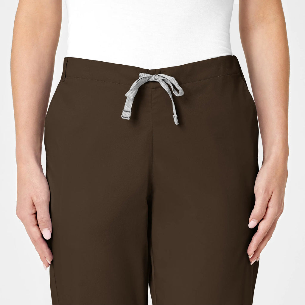 Wink Scrubs Women's Flare Leg Scrub Pant Chocolate | scrub-supply.com