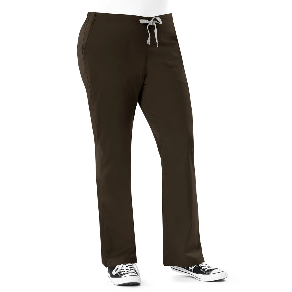 Wink Scrubs Women's Flare Leg Scrub Pant Chocolate | scrub-supply.com