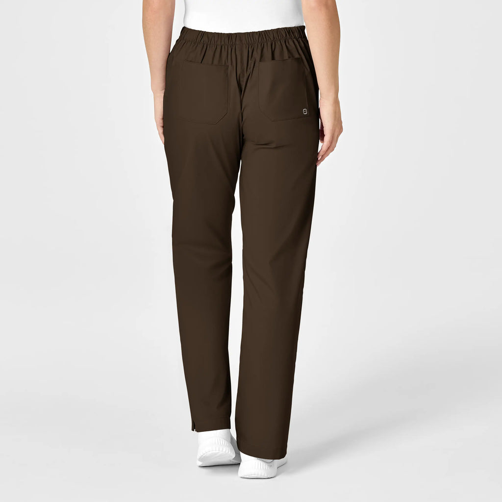 Wink Scrubs Women's Flare Leg Scrub Pant Chocolate | scrub-supply.com