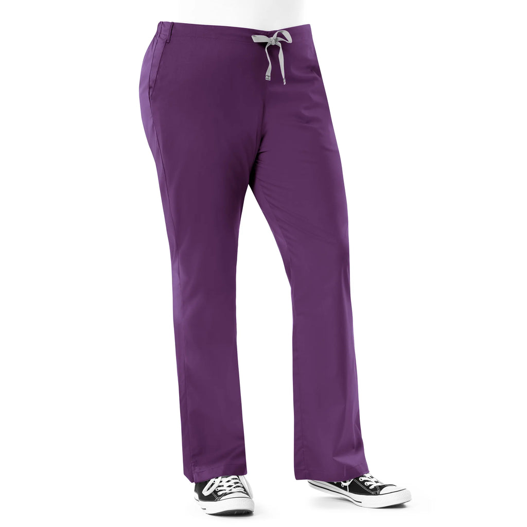 Wink Scrubs Women's Flare Leg Scrub Pant Eggplant | scrub-supply.com