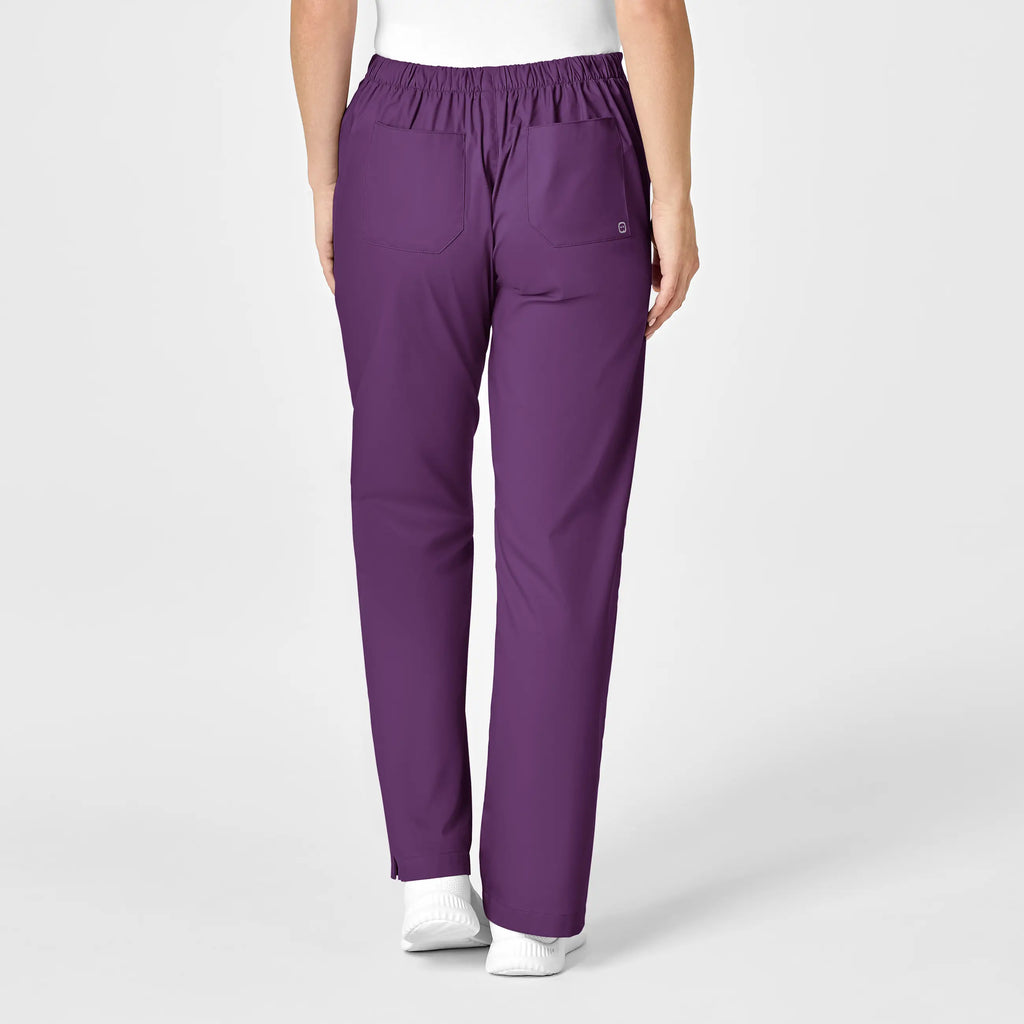 Wink Scrubs Women's Flare Leg Scrub Pant Eggplant | scrub-supply.com