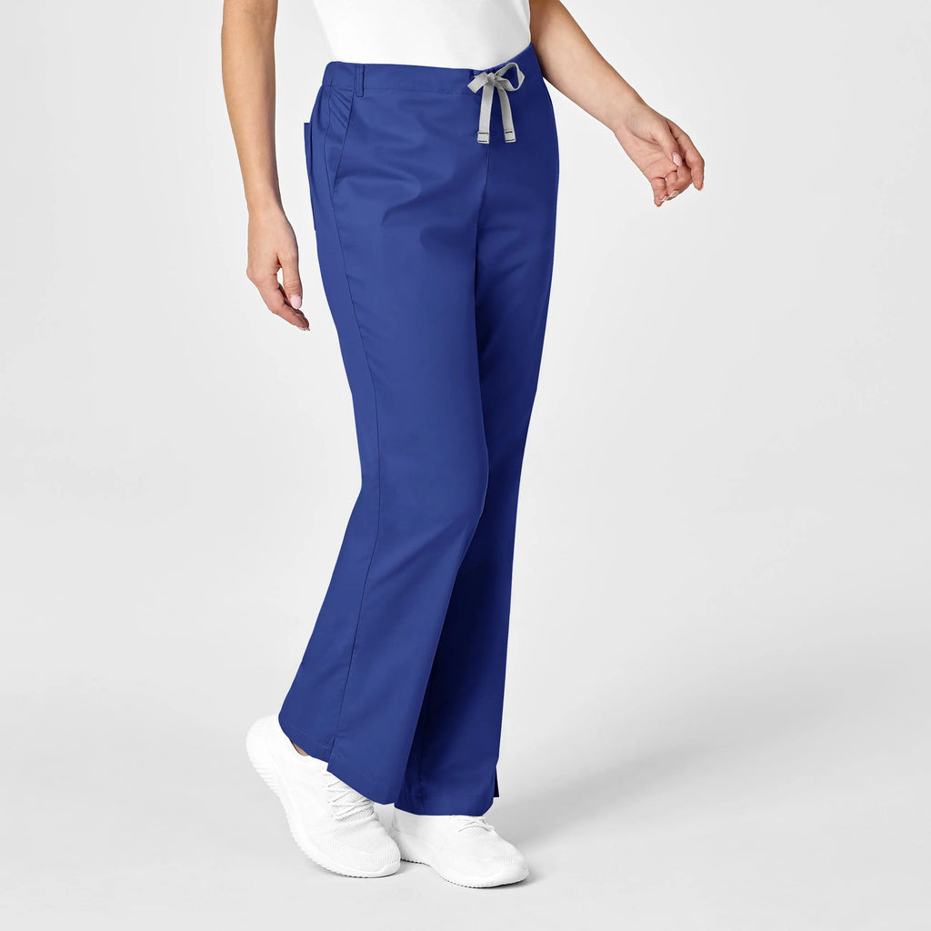 Wink Scrubs Women's Flare Leg Scrub Pant Galaxy Blue | scrub-supply.com