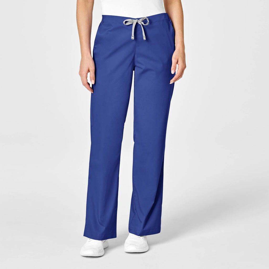 Wink Scrubs Women's Flare Leg Scrub Pant Galaxy Blue | scrub-supply.com