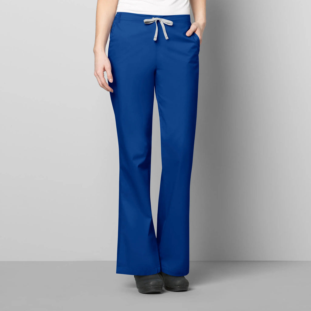 Wink Scrubs Women's Flare Leg Scrub Pant Galaxy Blue | scrub-supply.com