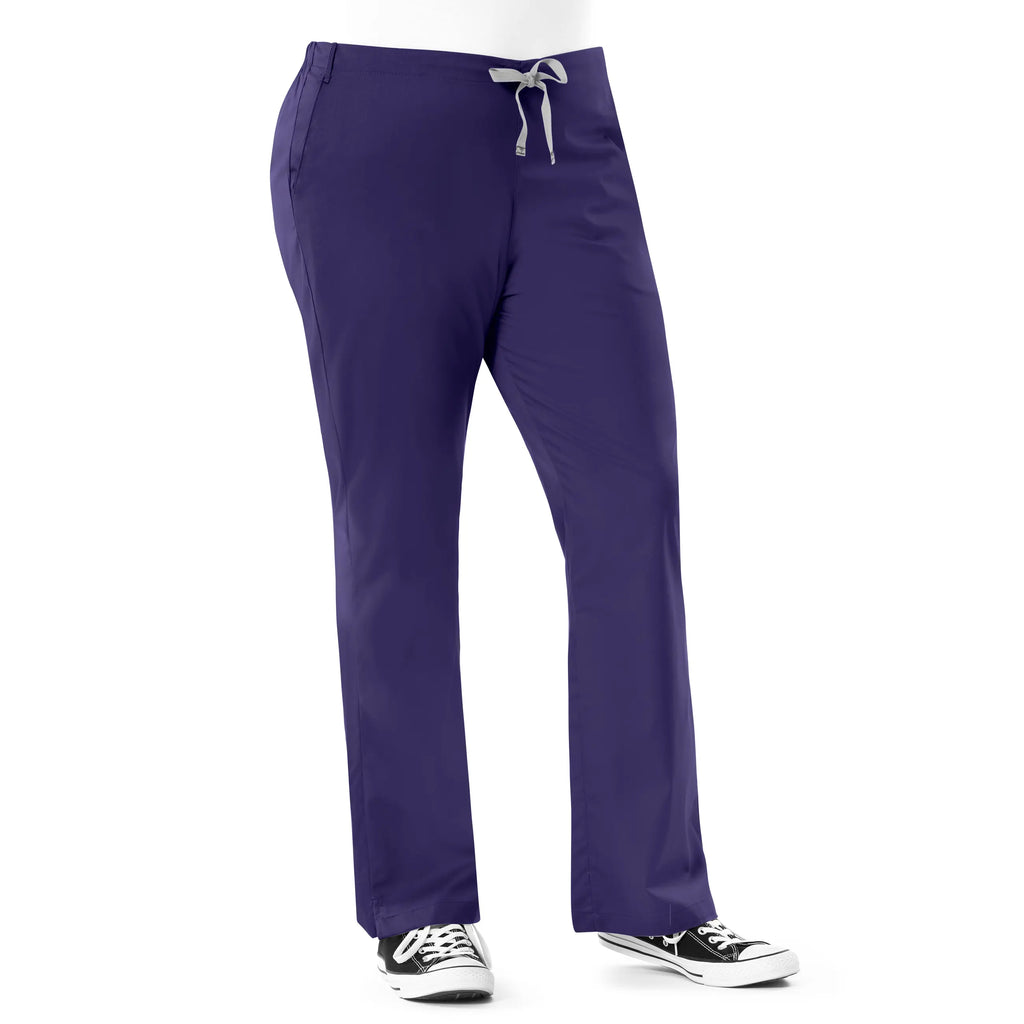 Wink Scrubs Women's Flare Leg Scrub Pant Grape | scrub-supply.com