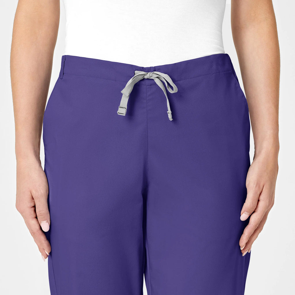 Wink Scrubs Women's Flare Leg Scrub Pant Grape | scrub-supply.com