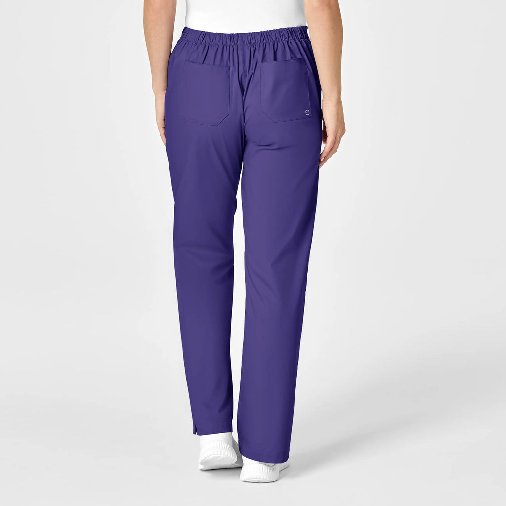 Wink Scrubs Women's Flare Leg Scrub Pant Grape | scrub-supply.com