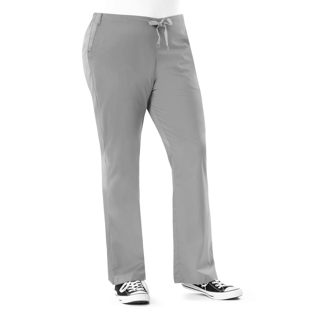 Wink Scrubs Women's Flare Leg Scrub Pant Grey | scrub-supply.com