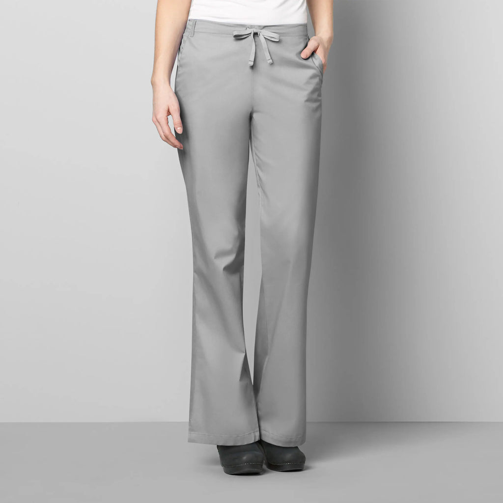 Wink Scrubs Women's Flare Leg Scrub Pant Grey | scrub-supply.com