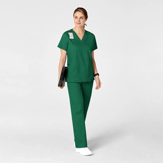 Wink Scrubs Women's Flare Leg Scrub Pant Hunter | scrub-supply.com