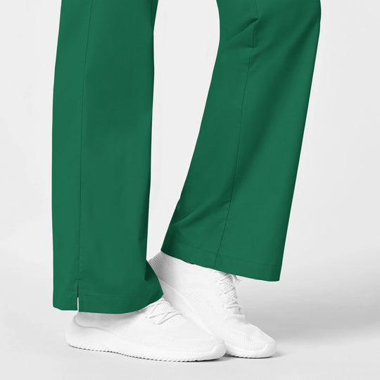Wink Scrubs Women's Flare Leg Scrub Pant Hunter | scrub-supply.com