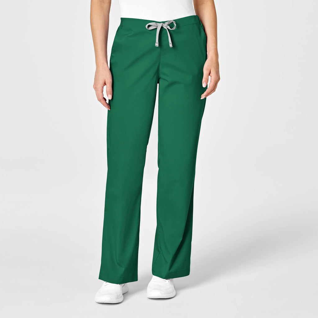 Wink Scrubs Women's Flare Leg Scrub Pant Hunter | scrub-supply.com