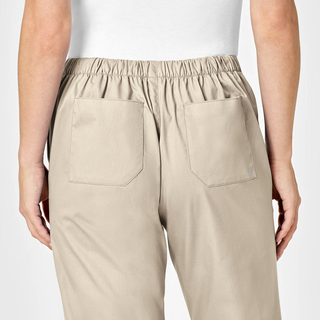 Wink Scrubs Women's Flare Leg Scrub Pant Khaki | scrub-supply.com