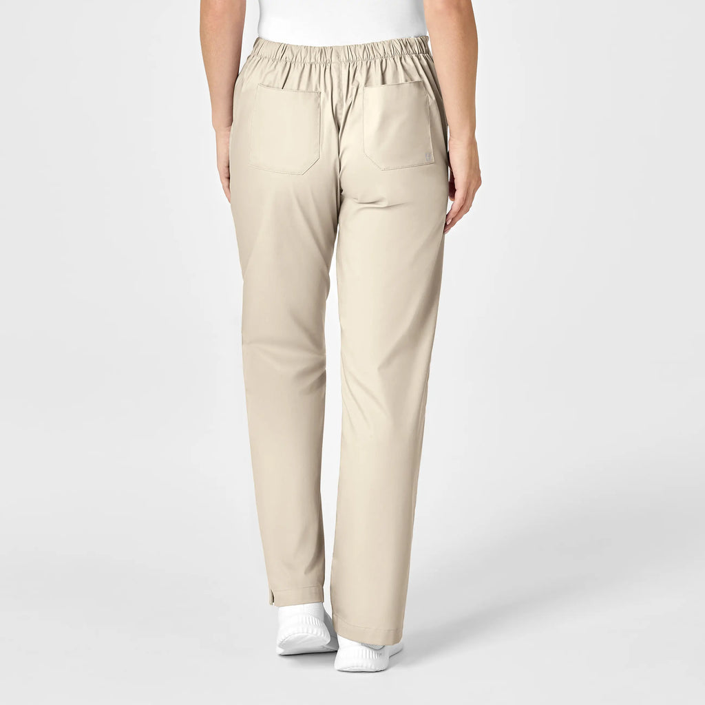 Wink Scrubs Women's Flare Leg Scrub Pant Khaki | scrub-supply.com