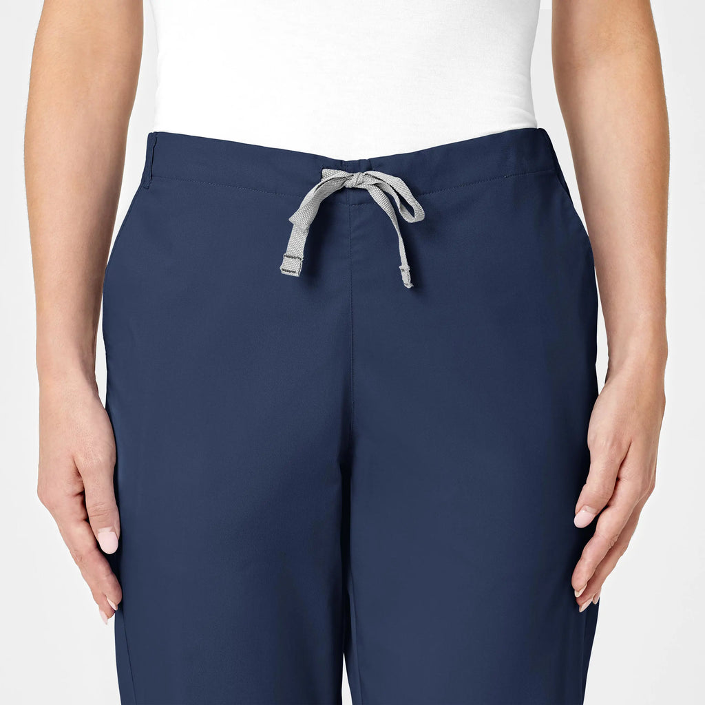 Wink Scrubs Women's Flare Leg Scrub Pant Navy | scrub-supply.com