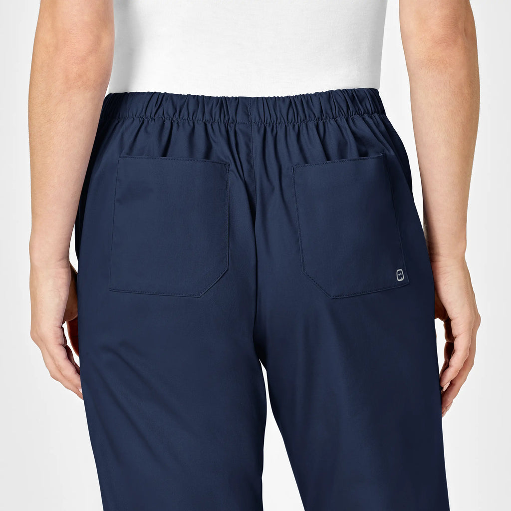 Wink Scrubs Women's Flare Leg Scrub Pant Navy | scrub-supply.com